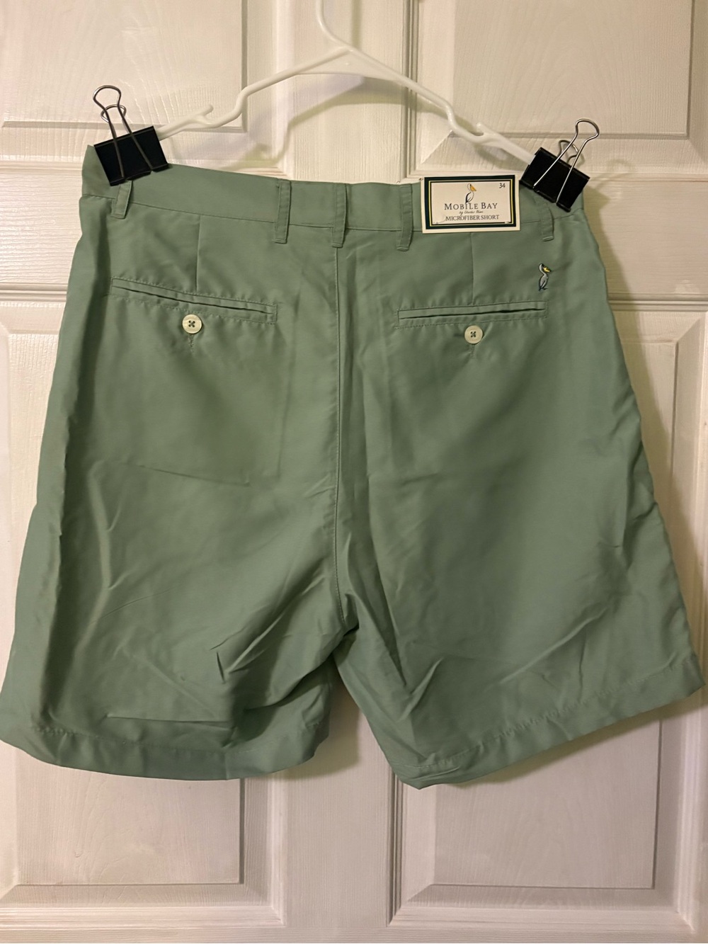 Men’s Mobile Bay Microfiber Shorts-size 34 NWT